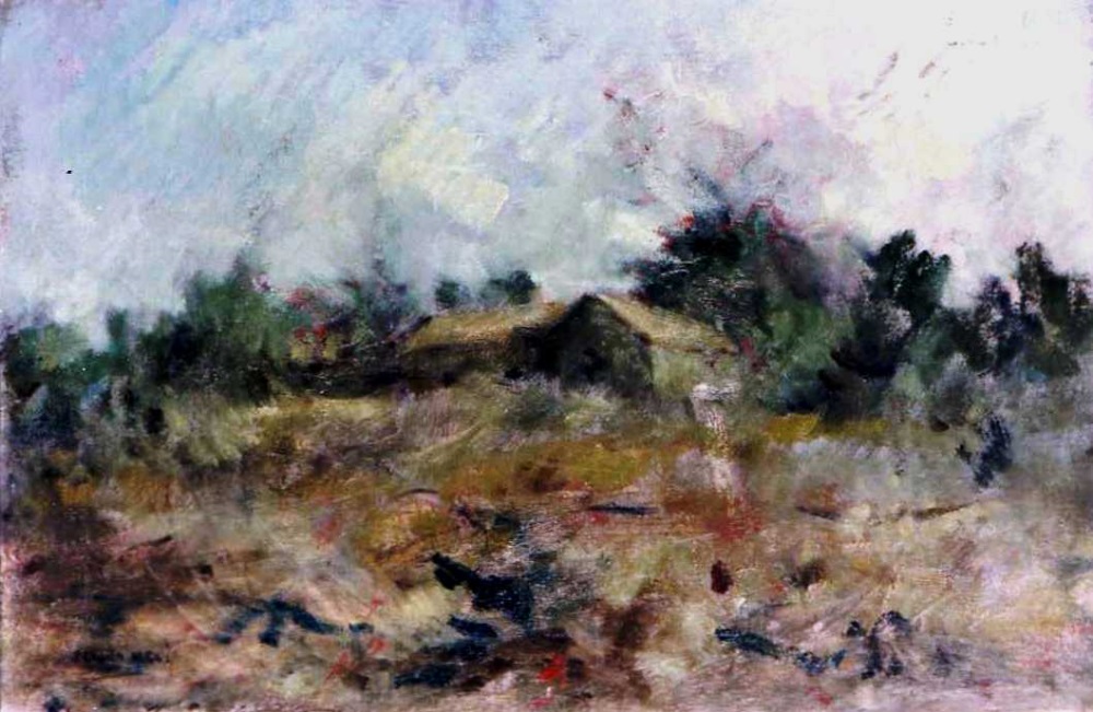Opera: Campagna - Artista: Mauro Meli - Pittore