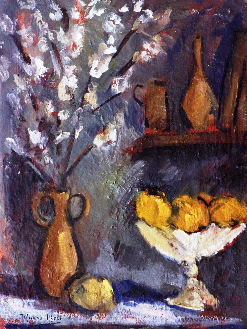 Opera: Fiori di Mandorlo e Limoni - Artista: Mauro Meli - Pittore