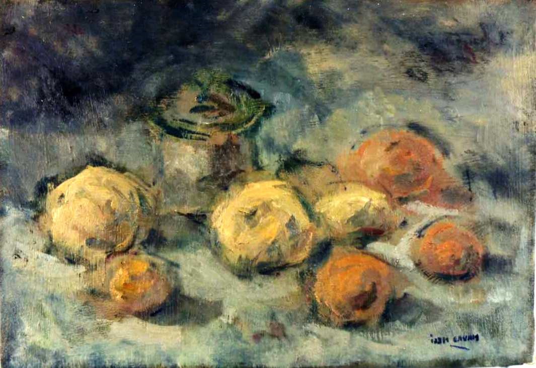 Opera: Pompelmi e Mandarini - Artista: Mauro Meli - Pittore
