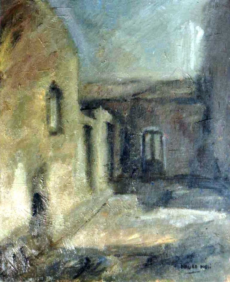 Opera: Vicolo - Artista: Mauro Meli - Pittore